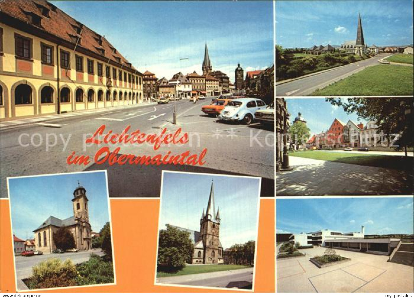 72565984 Lichtenfels Bayern Strassenpartie Kirchen Park Stadtplatz Lichtenfels - Lichtenfels