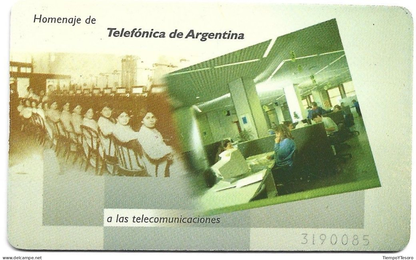 Phonecard - Argentina, Homage, Telefónica, N°1100 - Argentine