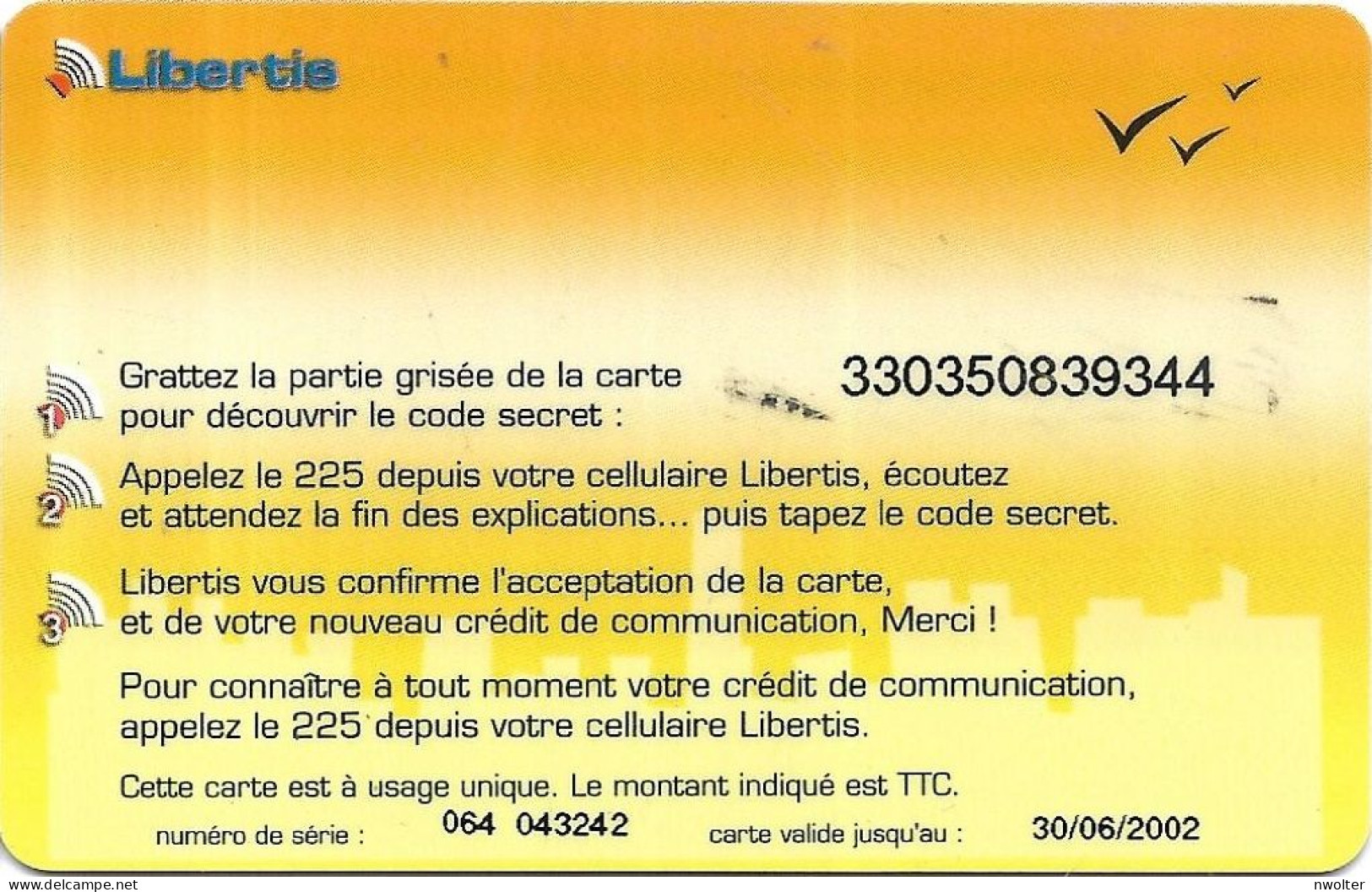 @+ Gabon - Libertis - Ogoué Ivindo (30/06/2002) - Gabun