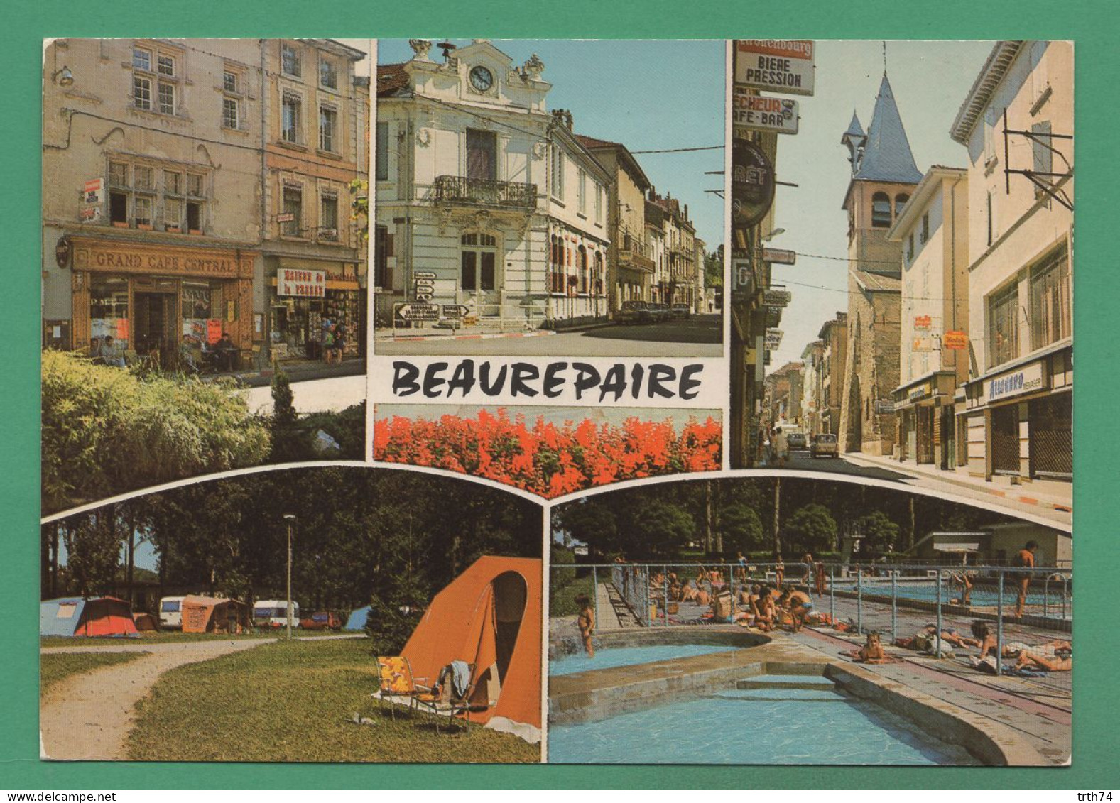 38 Beaurepaire ( Multivues, Piscine, Camping, Café, Librairie Maison De La Presse ) - Beaurepaire