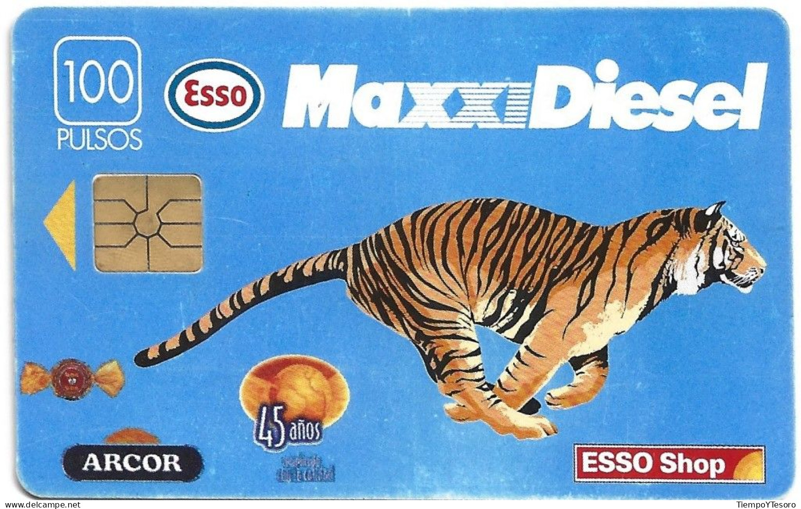 Phonecard - Argentina, Tiger Esso, Esso, N°1104 - Argentinië