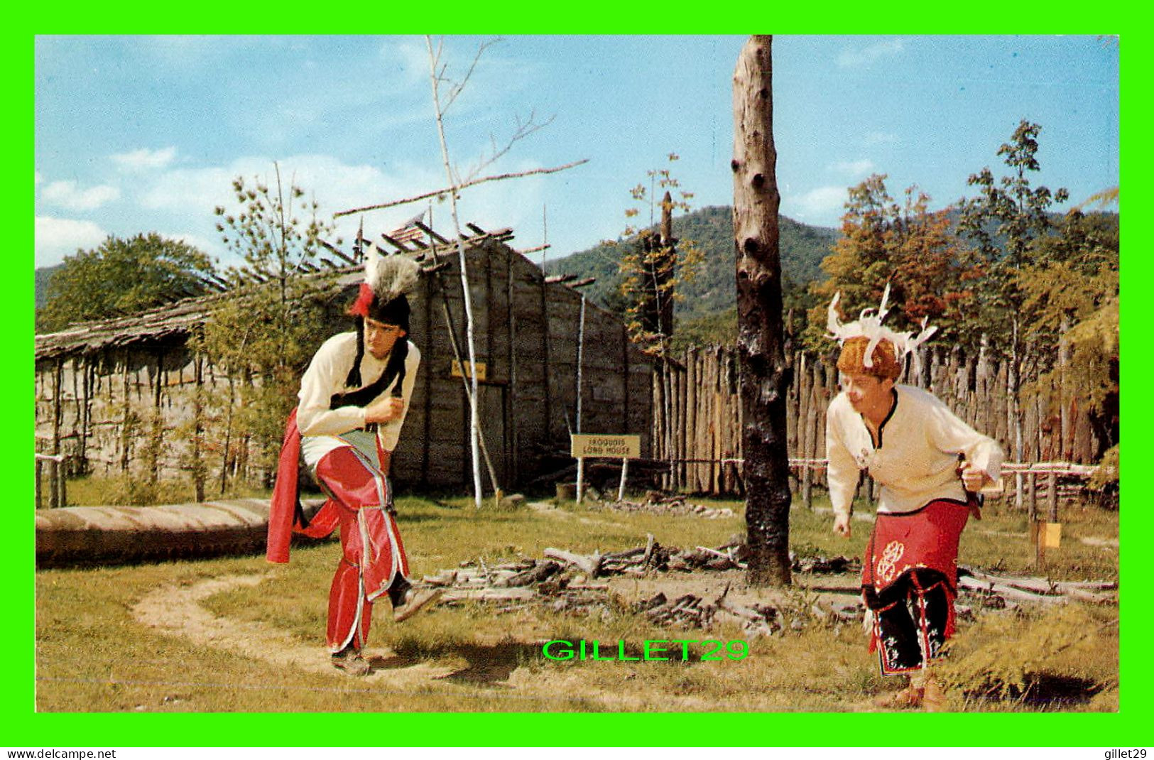 LAKE GEORGE, NY - HISTORIC FORT WILLIAM HENRY - IROQUOIS INDIAN VILLAGE - H. S. CROCKER CO INC - - Lake George