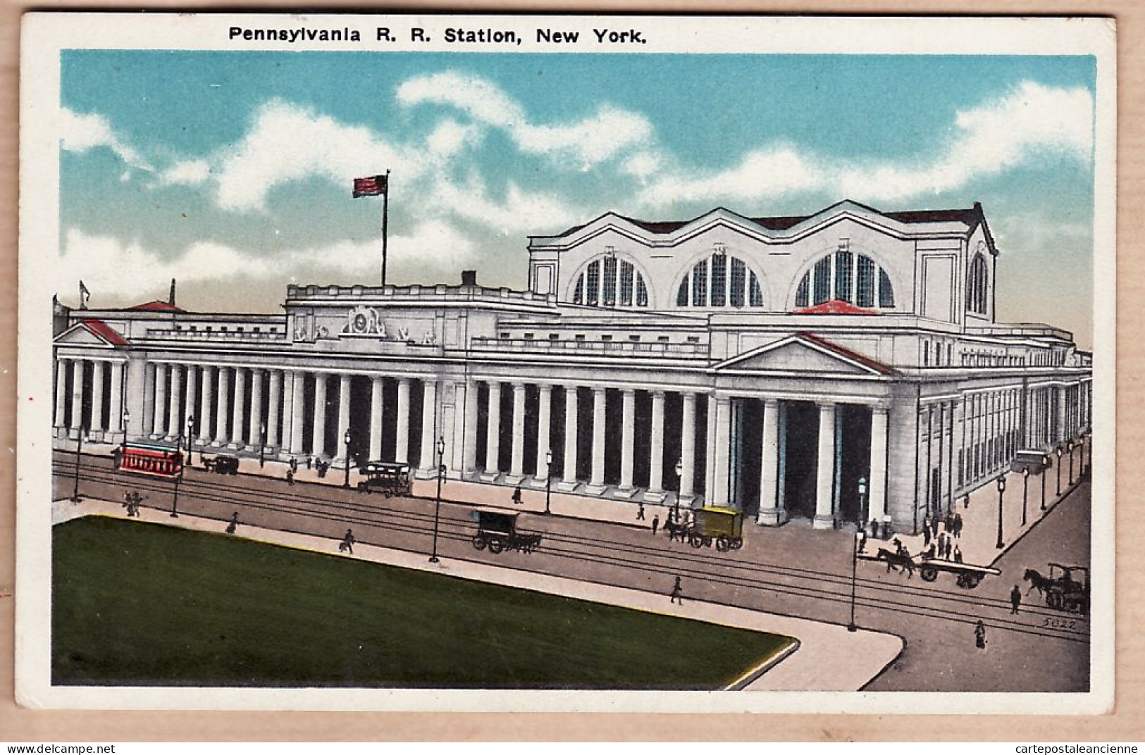 31755 / ⭐ ◉ PENNSYLVANIA RR Tation NEW-YORK 1920s Station Opened On Sept 8.1910 Cost Over 100M$ - Andere Monumenten & Gebouwen