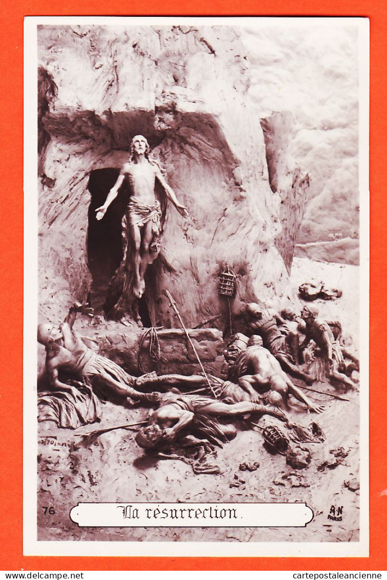 31665 / Vie Du CHRIST N° 76- LA RESURRECTION Du CHRIST Sculptographie DOMENICO MASTROIANNI 1910s Photo-Bromure NOYER - Mastroianni