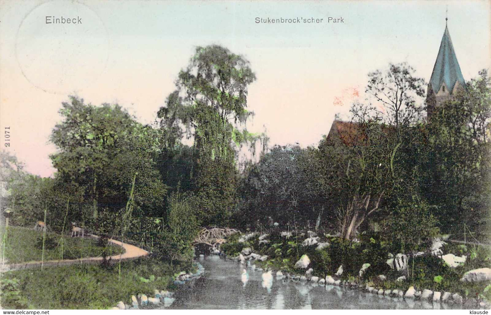 Einbeck - Stukenbrock`scher Park Gel.1912 - Einbeck