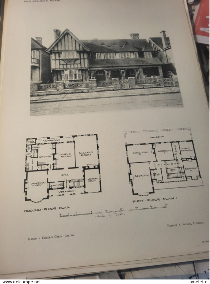 ANGLETERRE /MAISON A  GOLDERS GREEN LONDRES - Architecture