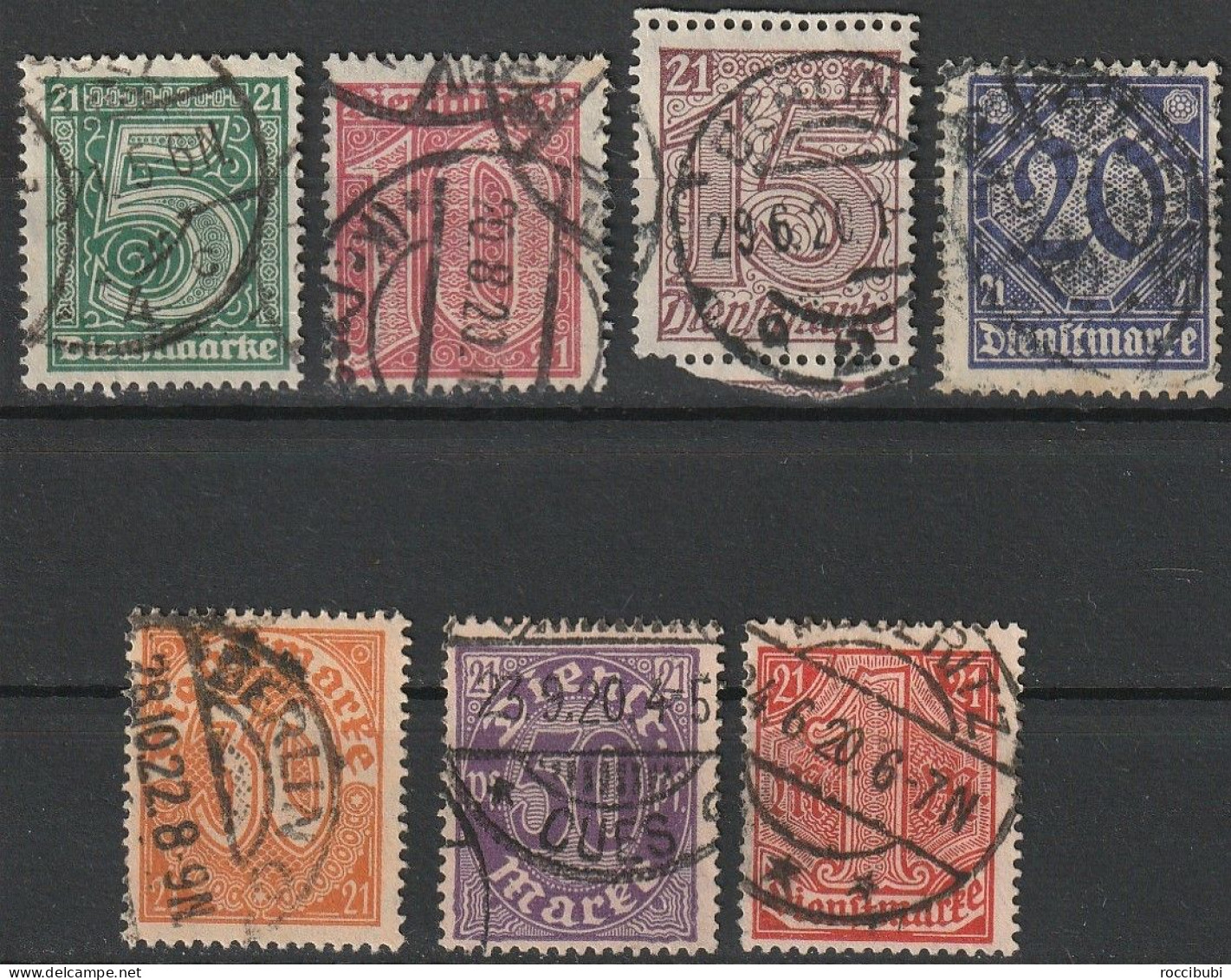 1920 // 16/22 O - Dienstmarken