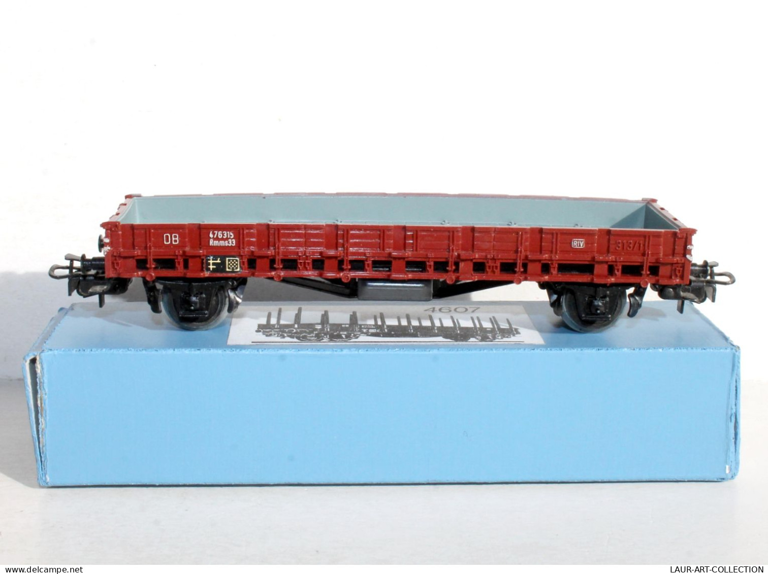 MARKLIN HO N4607 WAGON RANCHER TOMBEREAU PLAT DB476315 TRANSPORT MARCHANDISE MINIATURE TRAIN MODELISME FERROVIAIRE (1002 - Vagoni Merci