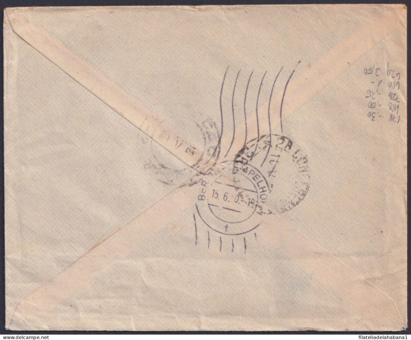 F-EX48639 BRAZIL BRASIL 1956 REGISTERED AIR MAIL RIO BLANCO COVER TO GERMANY.  - Covers & Documents