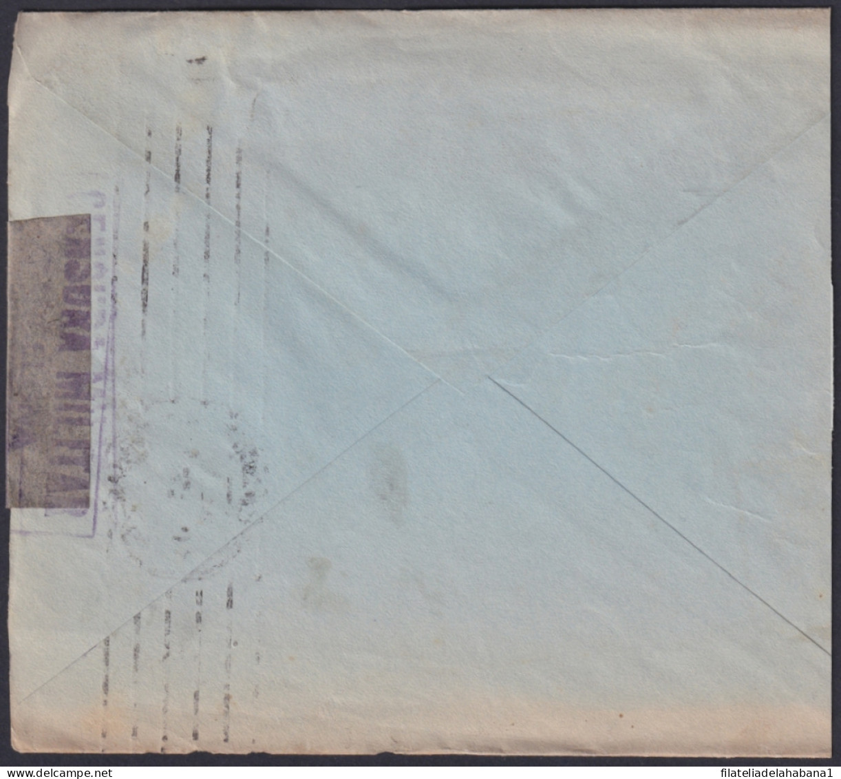 F-EX48656 ARGENTINA 1938 TO SPAIN REPUBLIC CENSORSHIP CIVIL WAR COVER.  - Lettres & Documents