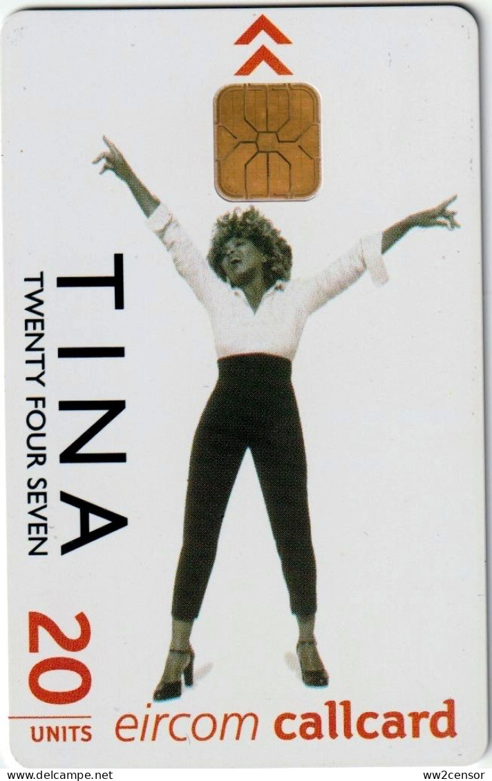 Ireland: Tina Turner 24,7 Phonecard Eircom, 20 Unit Card - Great Condition - Music