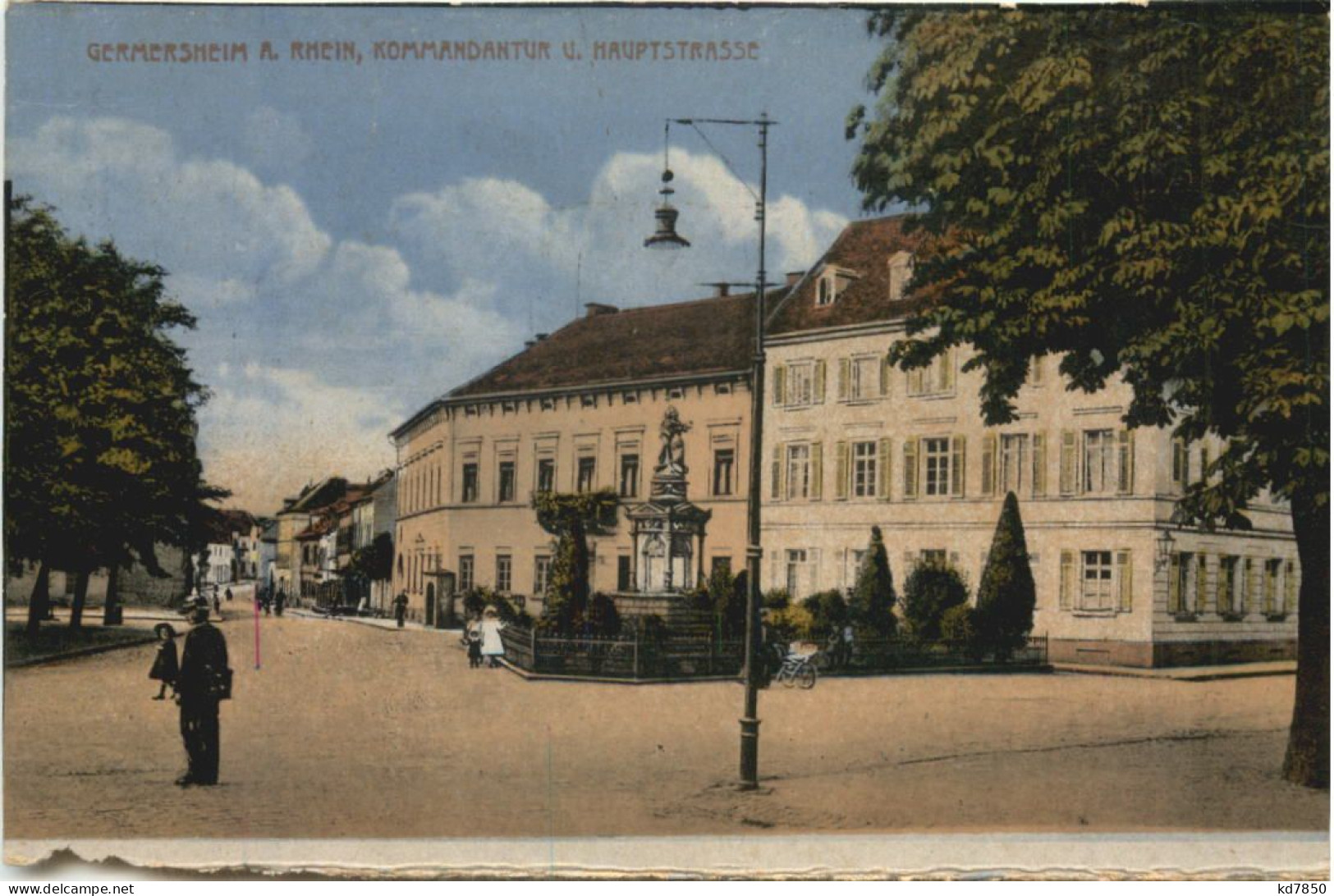 Germersheim - Kommandantur Und Hauptstrasse - Germersheim