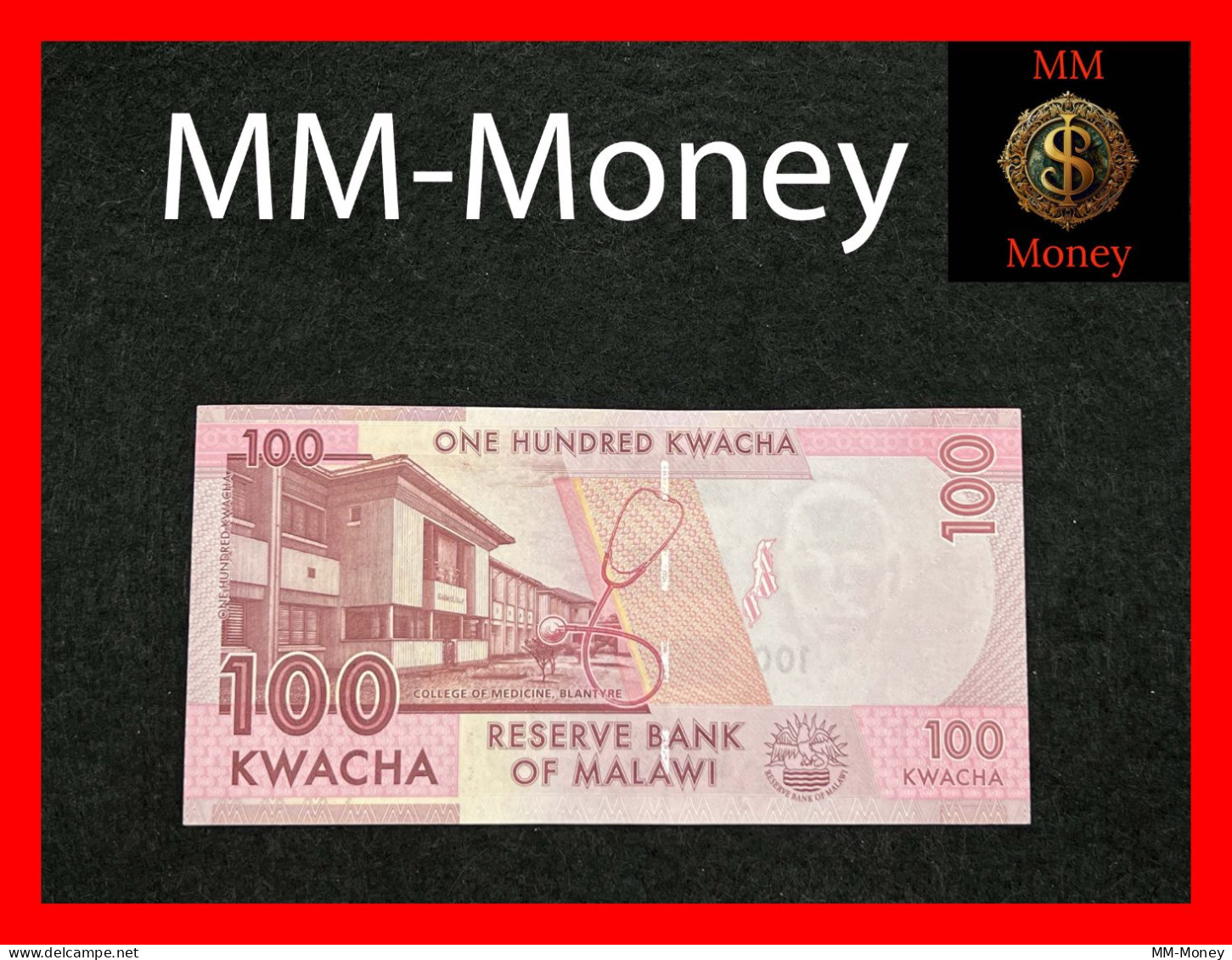 MALAWI   100 Kwacha  1.1.2017  P.  65   UNC - Malawi