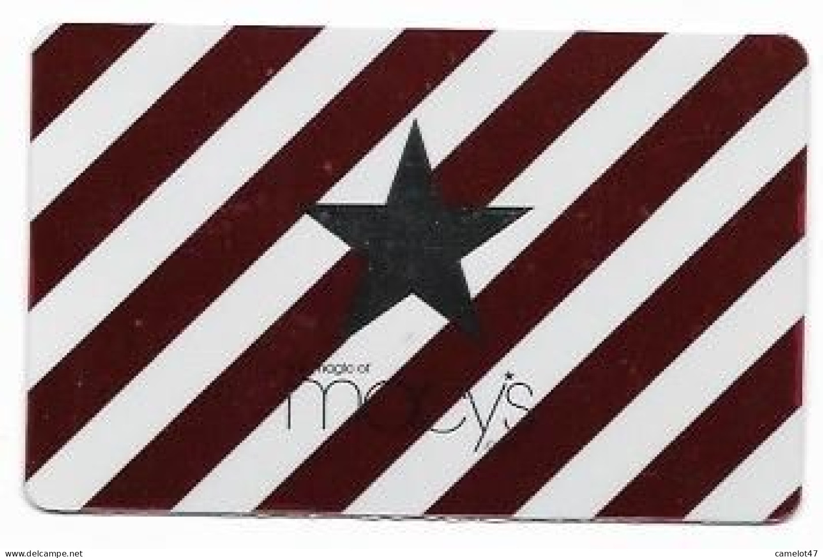 Macy's, U.S.A., Carte Cadeau Pour Collection, Sans Valeur # Macys-178 - Gift And Loyalty Cards