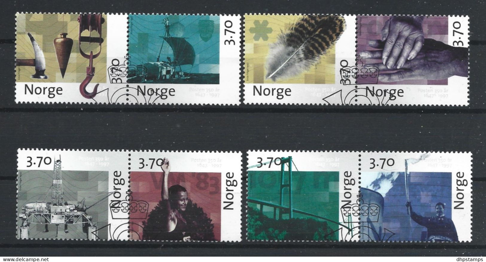 Norway 1997 Postal Services Y.T. 1203/1210 (0) - Gebraucht