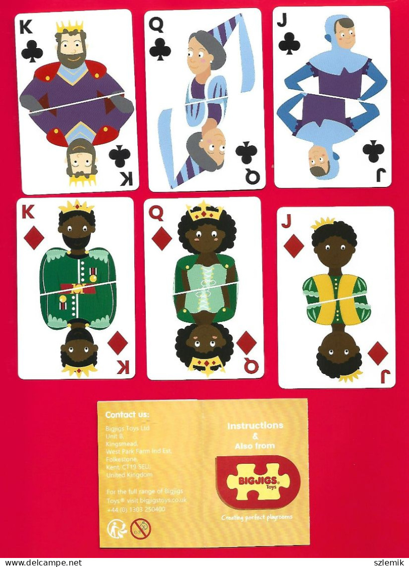 Playing Cards 52 ... Produced Without Jokers,    BIGJIGS.Toys,  China For...-2019 - 54 Cartas