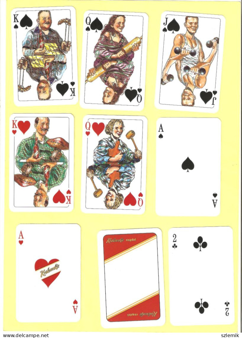 Playing Cards 52 + 3 Jokers.    Polish  Beer  KROLEWSKIE,  Poland - C.2000 - 54 Cartes