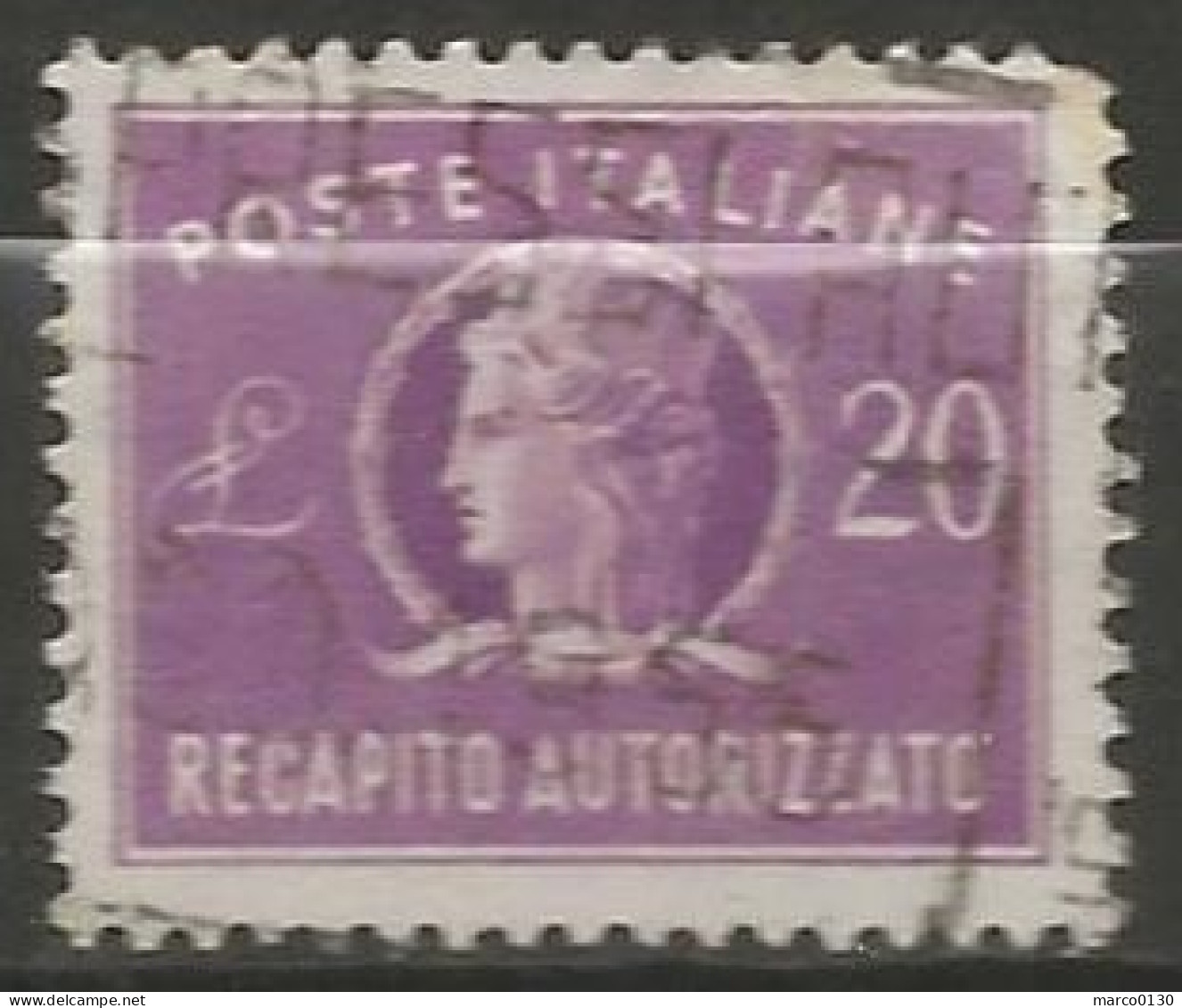 ITALIE  / EXPRESS N° 37 OBLITERE - Poste Exprèsse/pneumatique