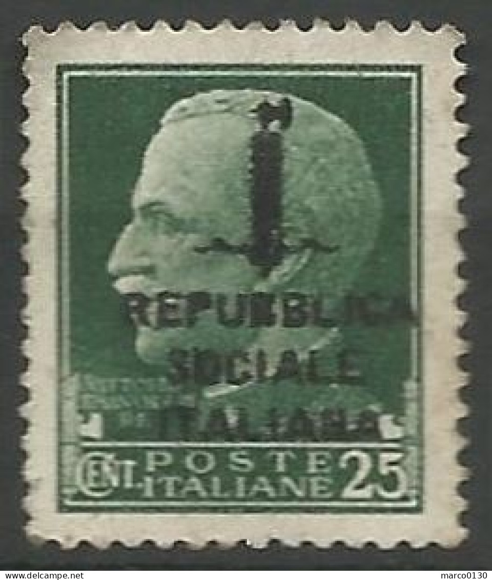 ITALIE / REPUBLIQUE SOCIALE  N° 21 NEUF Sans Gomme - Used