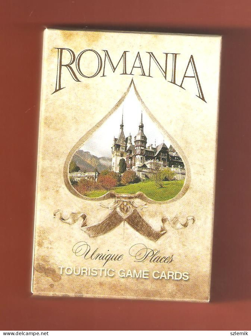 Playing Cards 52 + 3 Jokers.    ROMANIA -  Unique  Places,   Romania - C.2018 - 54 Karten