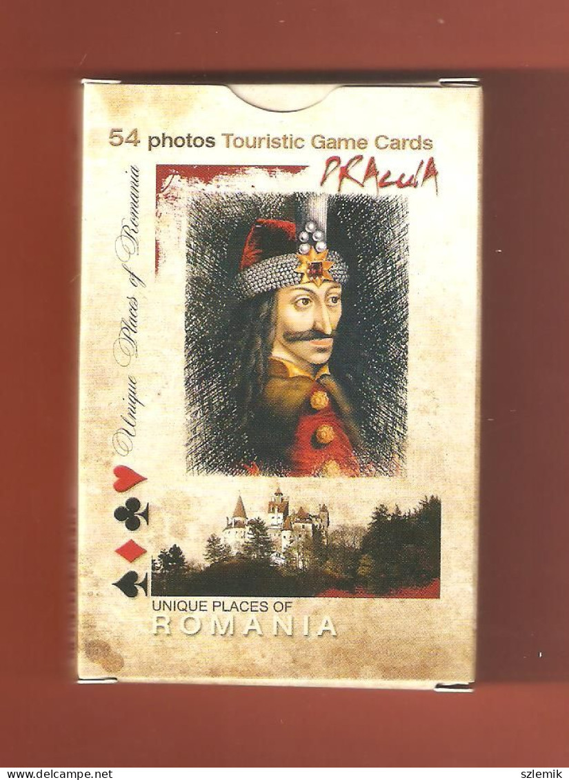 Playing Cards 52 + 3 Jokers.    ROMANIA -  Unique  Places,   Romania - C.2018 - 54 Cartas