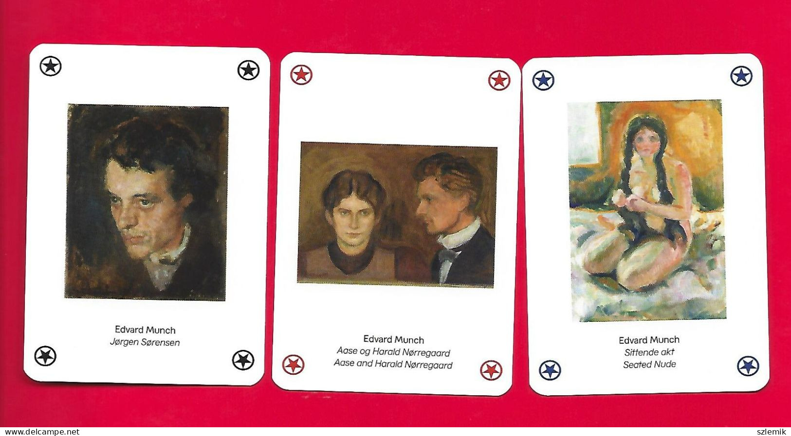 Playing Cards 52 + 3 Jokers. Nacjonalmuseet   OSLO  (MUNCH),  TREFL For Norwey - 2023. Size POKER - 54 Kaarten