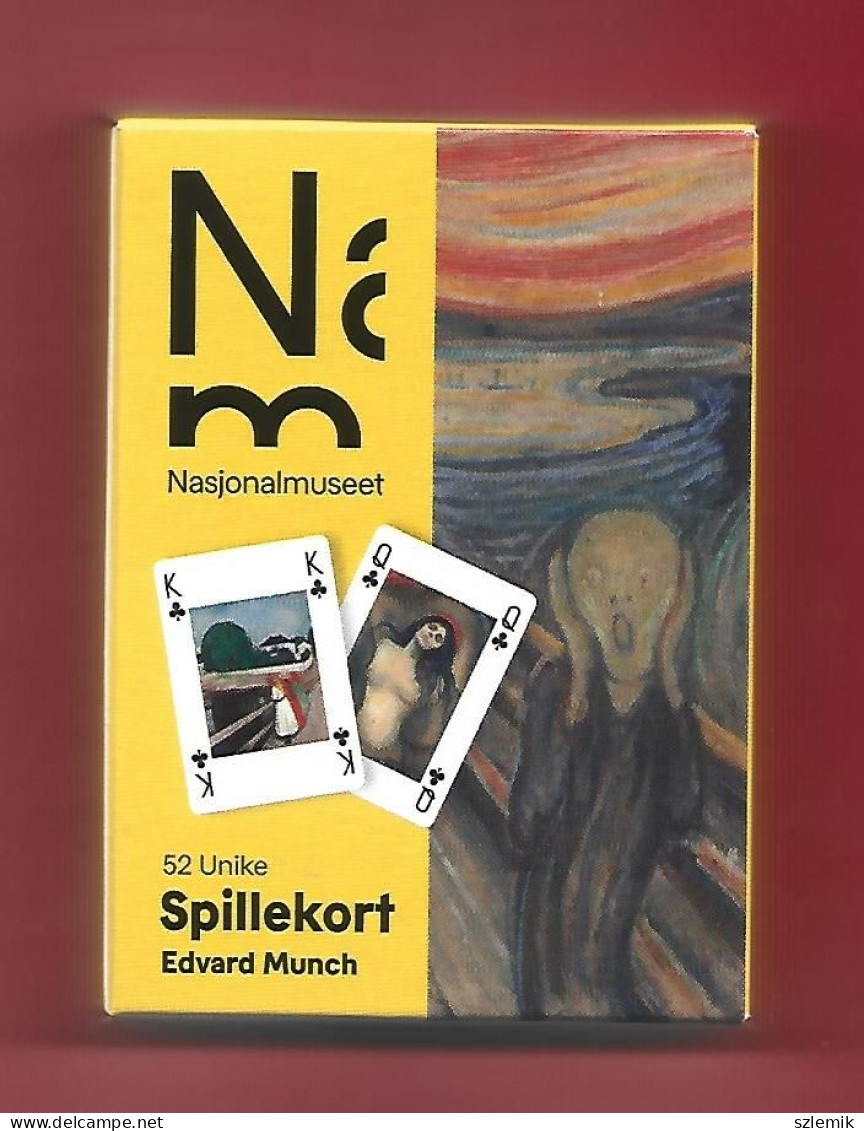 Playing Cards 52 + 3 Jokers. Nacjonalmuseet   OSLO  (MUNCH),  TREFL For Norwey - 2023. Size POKER - 54 Karten