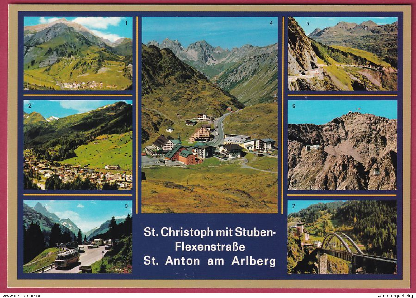 AK: St. Christoph Mit Stuben-Flexenstraße - St. Anton Am Arlberg, Ungelaufen (Nr. 4819) - St. Anton Am Arlberg