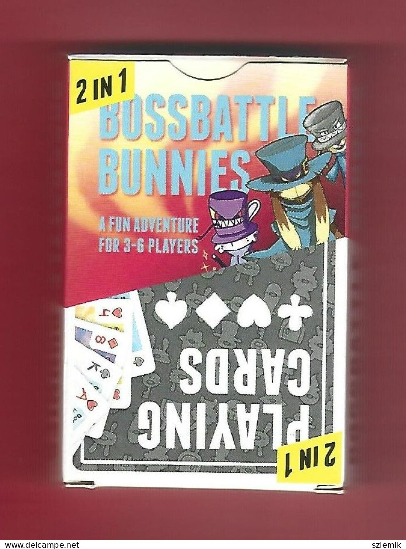 Playing Cards 52 + 3 Jokers.     Bossbattle  Bunnies,    TREFL For Holland - 2023. - 54 Kaarten