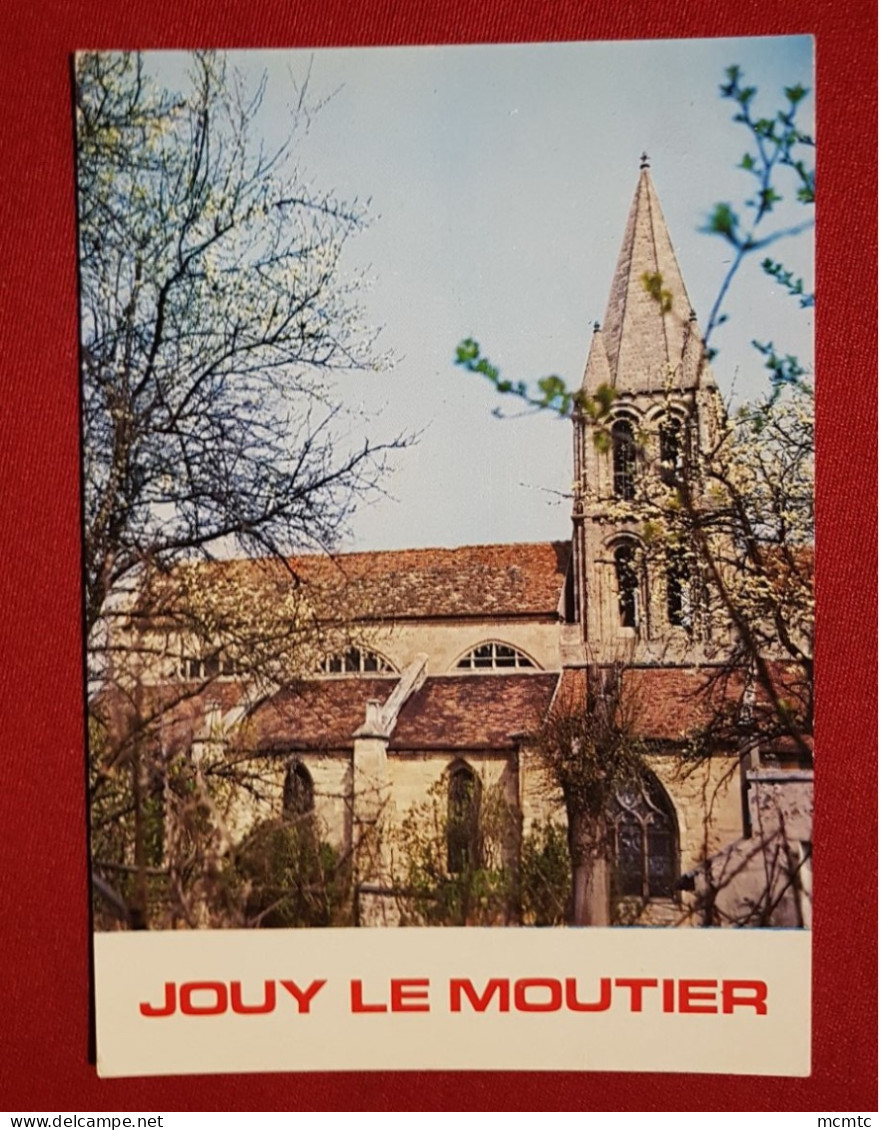 CPM -  Jouy Le Moutier -(Val D'Oise) - L'église Notre Dame - Clocher Du XIIe Siècle - Nef Du XVIe Siècle - Jouy Le Moutier