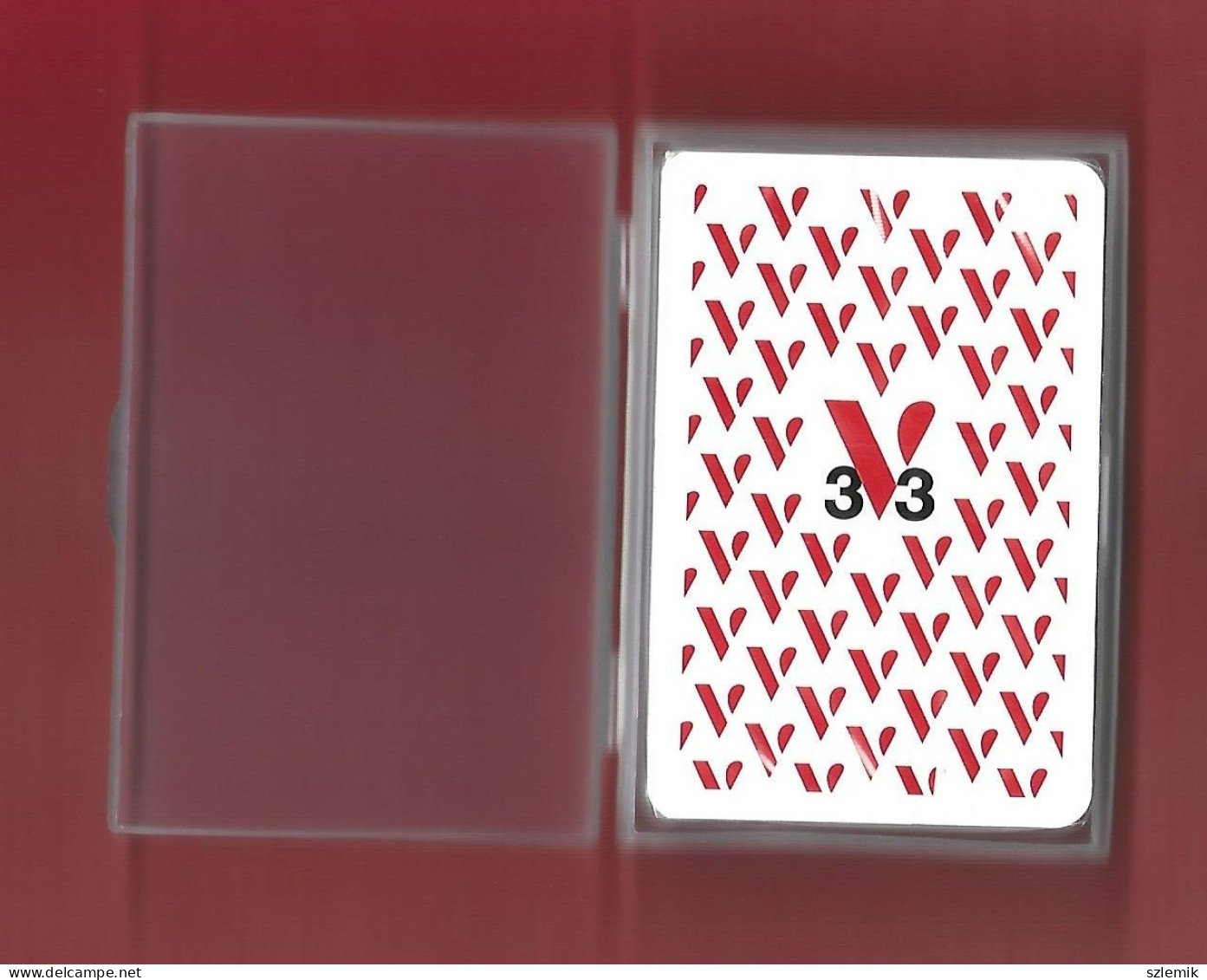 Playing 24 Cards ,   V33 ,   FRANCE - 2023 , Replacement Box, Transparent Plastic. - 32 Cards