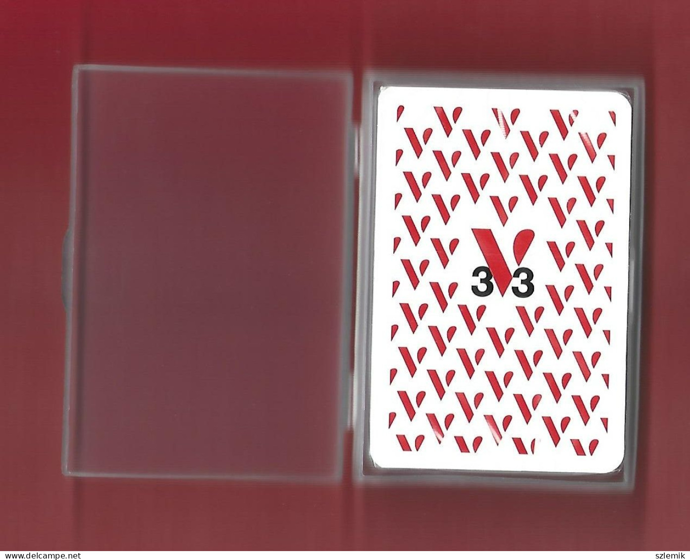 Playing 24 Cards ,   V33 ,   FRANCE - 2023 , Replacement Box, Transparent Plastic. - 32 Cartes