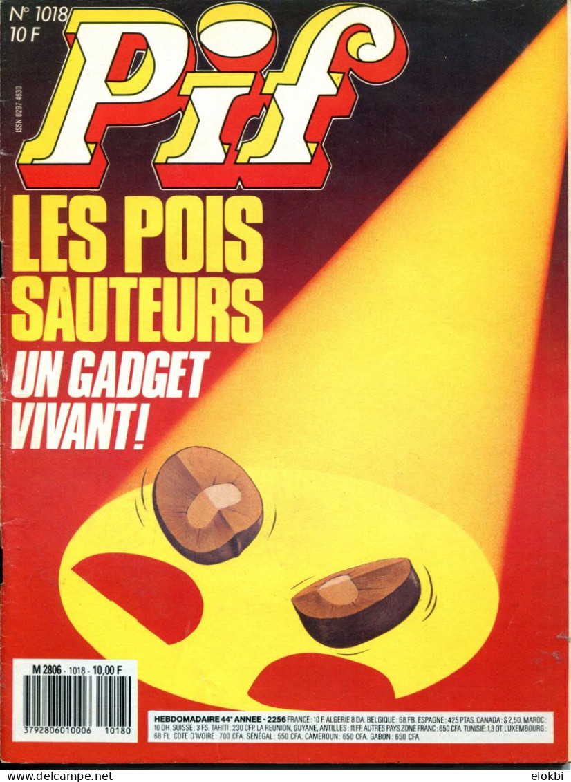 Pif Gadget N°1018 - Rahan "Les Pierres Qui Brûlent" - Pif Gadget