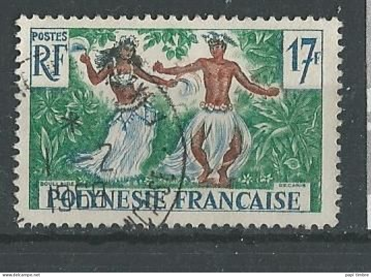 Polynésie - 1958-60 Série Courante - N° 10 Oblitéré - Gebraucht