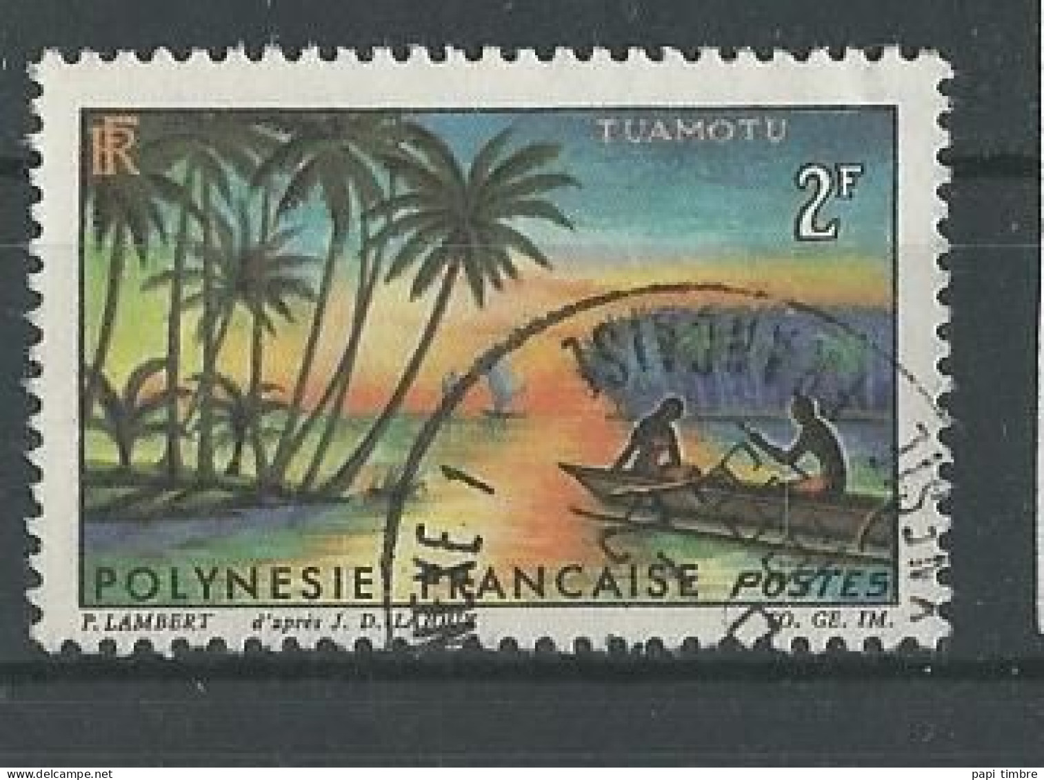 Polynésie - 1964 Paysages - N° 30 Oblitéré - Gebruikt