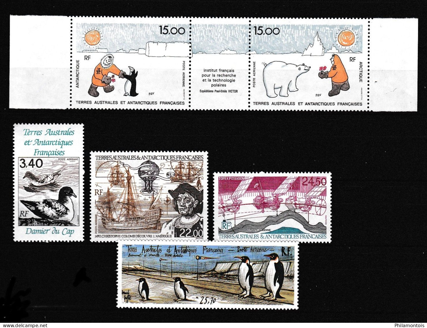 1992 (Poste Aérienne) - PA 119 à 124 - Complet 6 Valeurs - Neufs N** - Très Beaux - Vendu Sous La Valeur Faciale. - Full Years