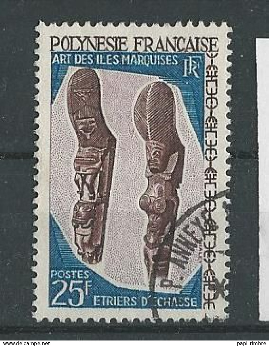 Polynésie - 1968 Arts Des îles Marquises - N° 56 Oblitéré - Gebraucht