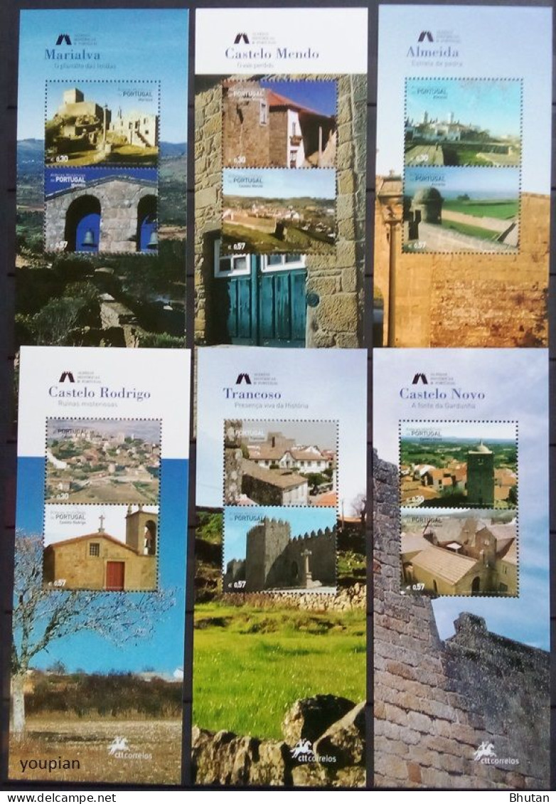 Portugal 2005, Historical Villages, Twelve S/S And One Sheetlet - Neufs