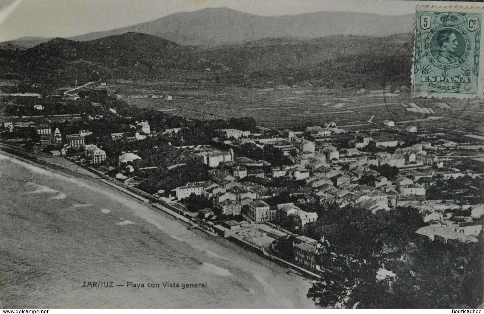 Zarautz : Playa Con Vista General (1913) - Andere