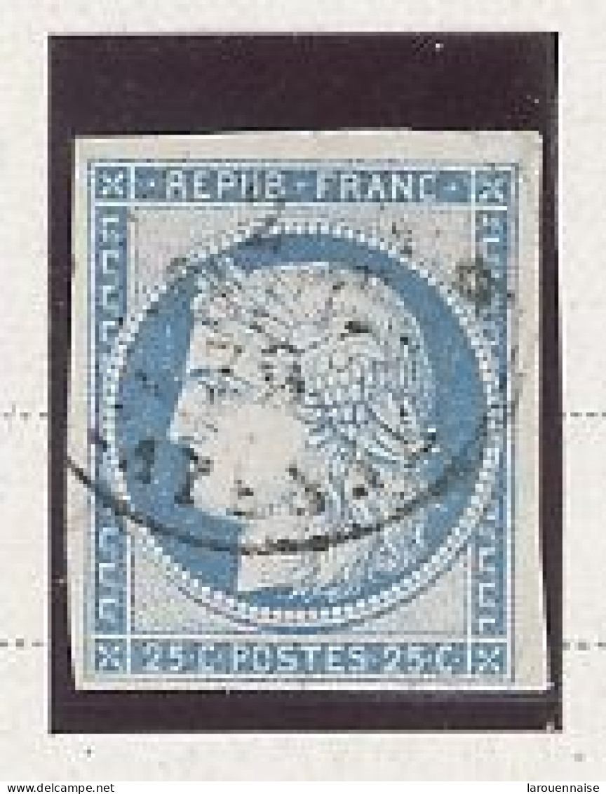 GUYANE  -COLONIES GÉNÉRALES  N°23  CÉRÈS 25c BLEU TTB -Obl .CàD GUYANE /*CAYENNE* - Used Stamps