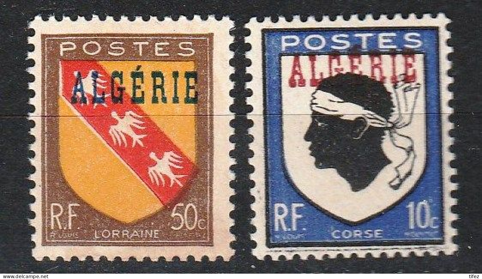 Année 1945-N°243/244 Neufs**MNH : Timbres De France Surchargés "ALGERIE" - Neufs