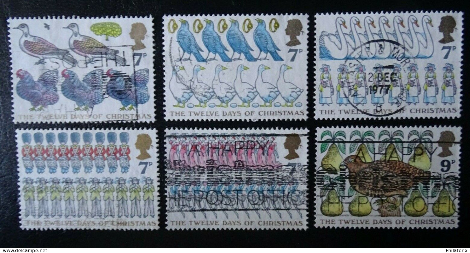 Großbritannien / GB Mi 750-755 , Weihnachten , Gestempelt - Used Stamps