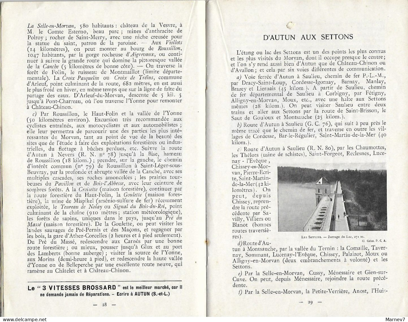 Guide De Tourisme Illustré - Nombreux Textes Et Photos Noir & Blanc - Avec Plan De La Ville - AUTUN - Le MORVAN - 1907 - - Bourgogne