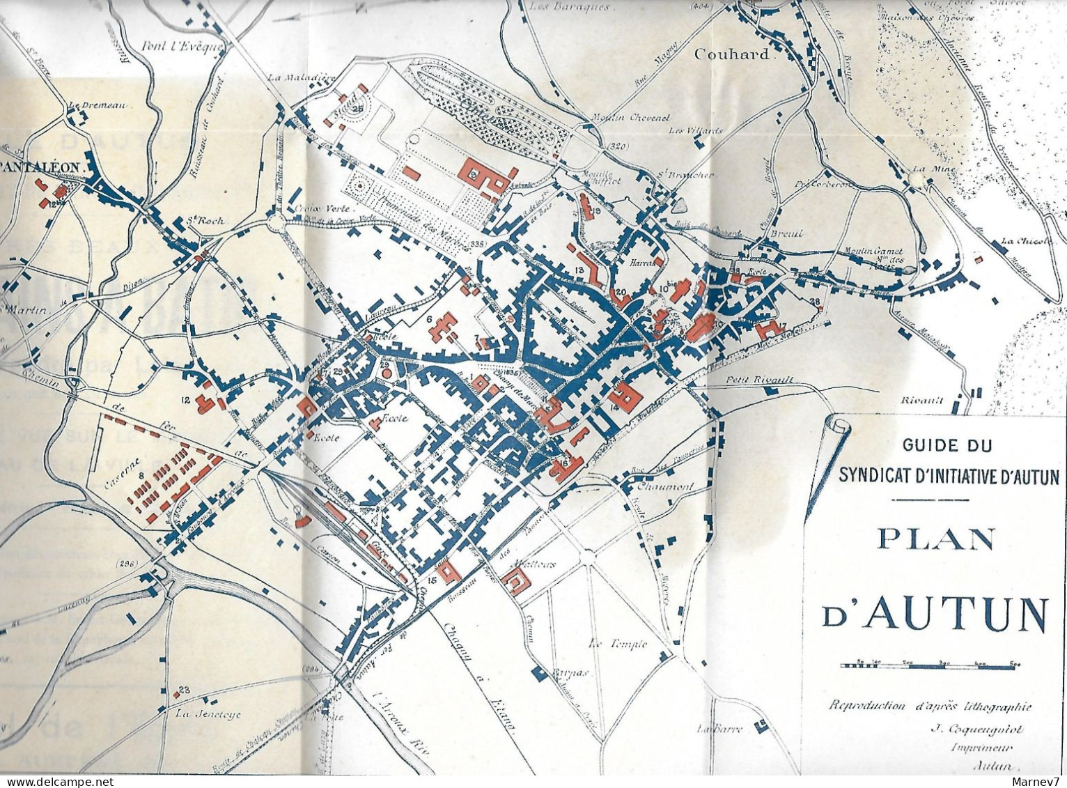 Guide De Tourisme Illustré - Nombreux Textes Et Photos Noir & Blanc - Avec Plan De La Ville - AUTUN - Le MORVAN - 1907 - - Bourgogne