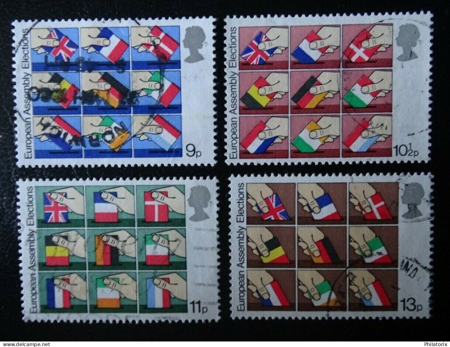 Großbritannien / GB Mi 789-792 , Direktwahlen Europaparlament , Gestempelt - Used Stamps