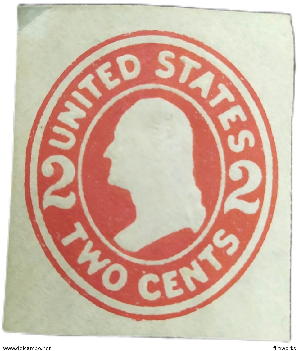 PAPETERIE POSTALE AMÉRICAINE , 1907, 2¢ Rouge-marron Sur Bleu, (Scott U409a) COMME NEUF - Ungebraucht