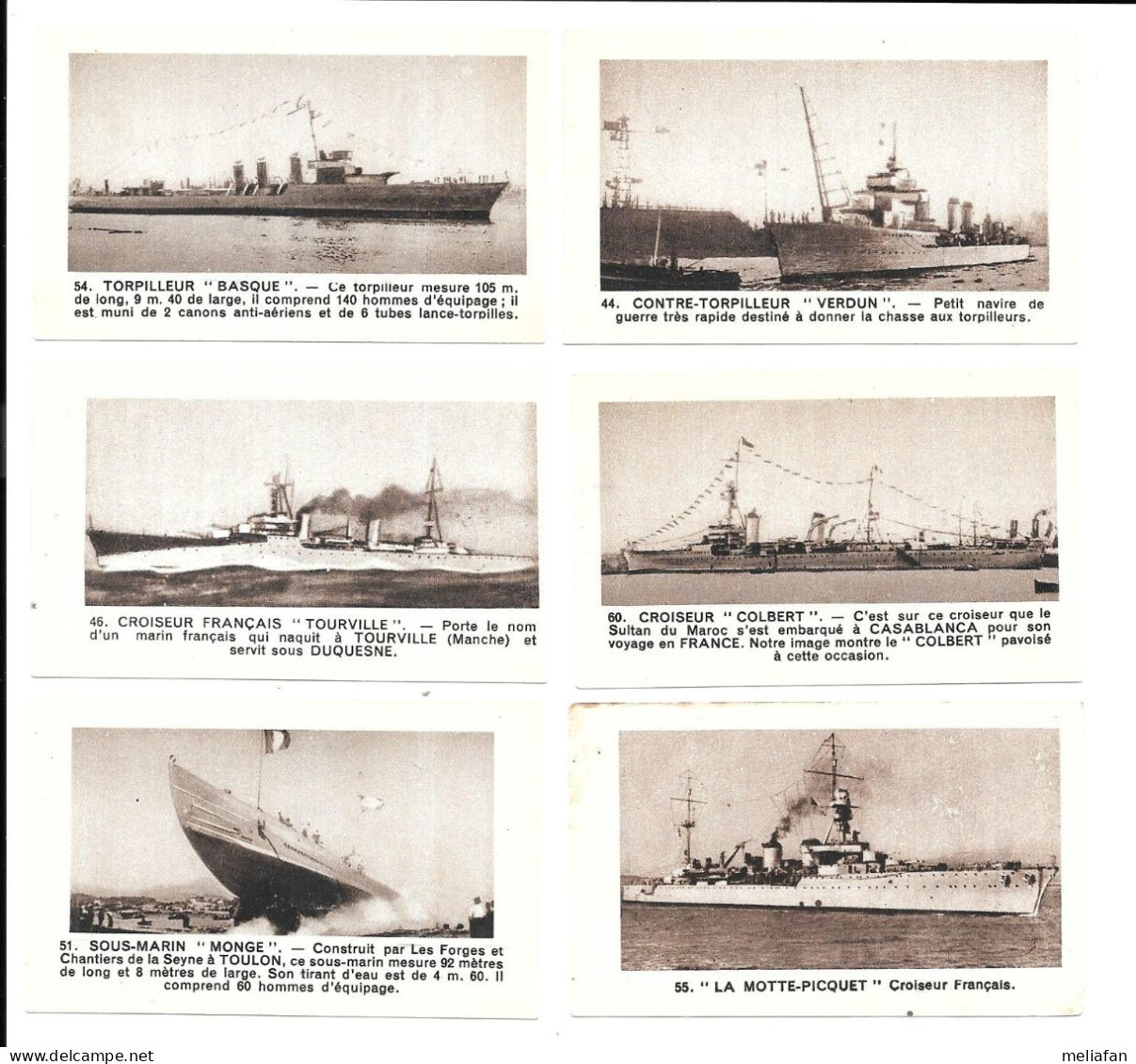 KB1395 - IMAGES RAVIBA - MARINE DE GUERRE FRANCAISE - Schiffe