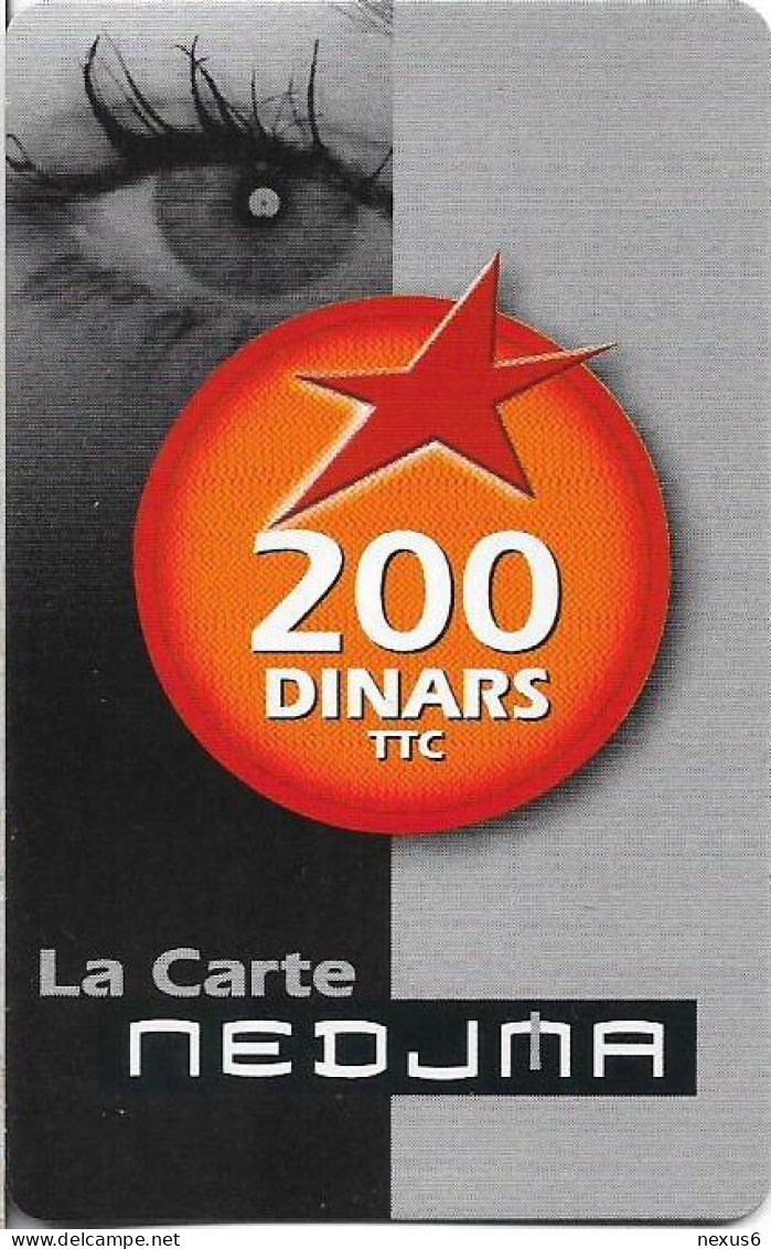 Algeria - Nedjma - La Carte Nedjma, Eye, Exp.30.06.2008, GSM Refill 200DA, Used - Algerije