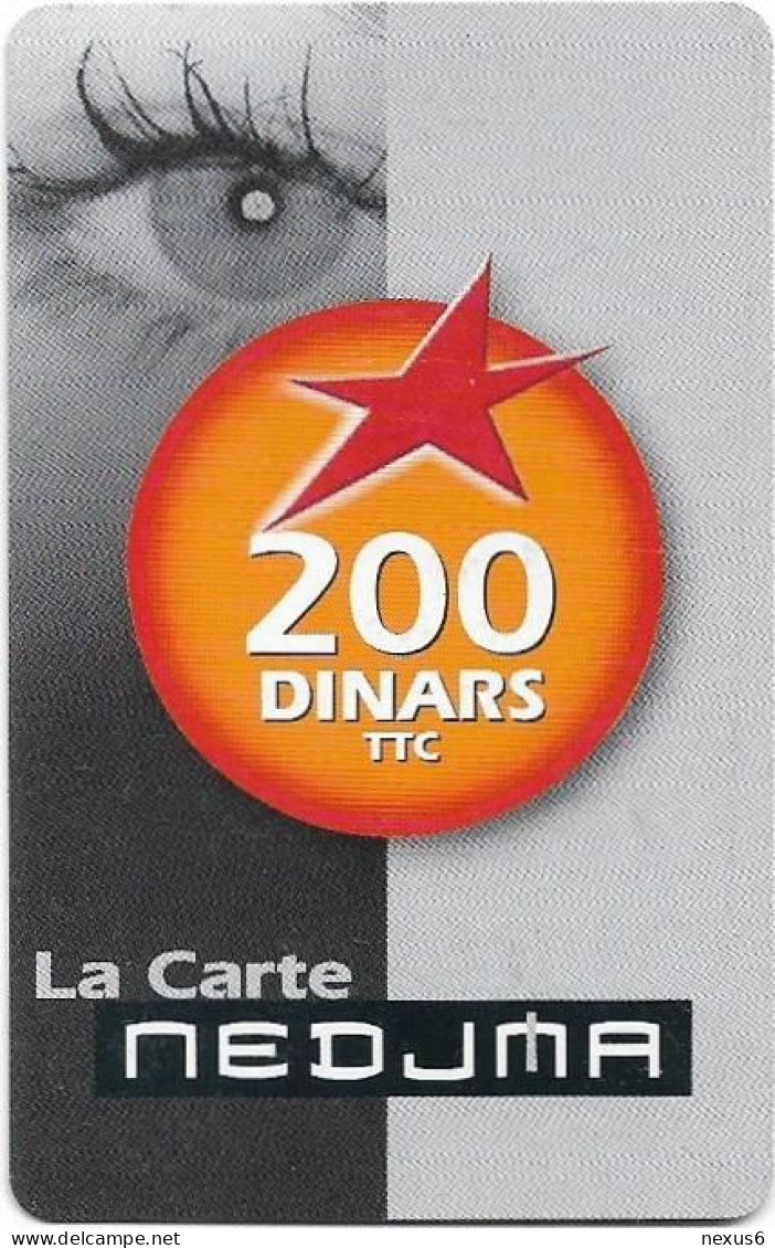 Algeria - Nedjma - La Carte Nedjma, Eye, Exp.31.12.2010, GSM Refill 200DA, Used - Algerije