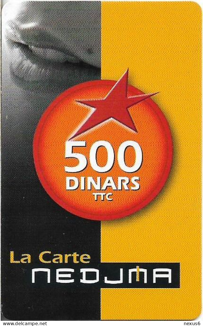 Algeria - Nedjma - La Carte Nedjma, Mouth, Exp.30.06.2008, GSM Refill 500DA, Used - Argelia